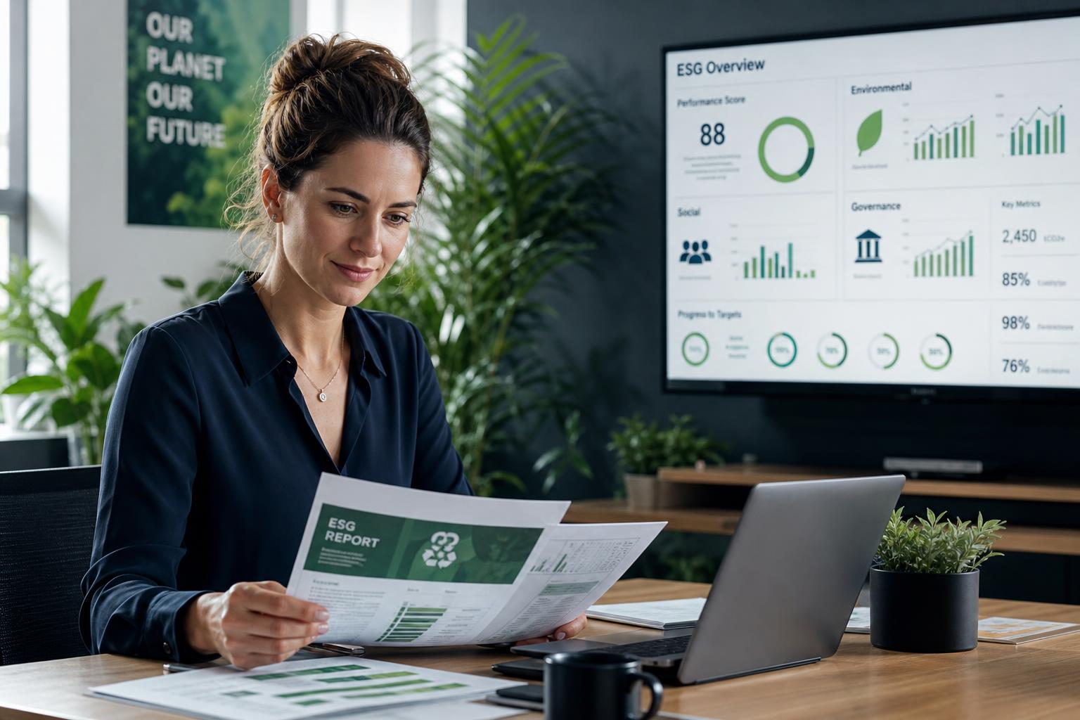 ESG-Reporting und CSRD-Compliance — Nachhaltigkeitsberichterstattung im Finance-Bereich